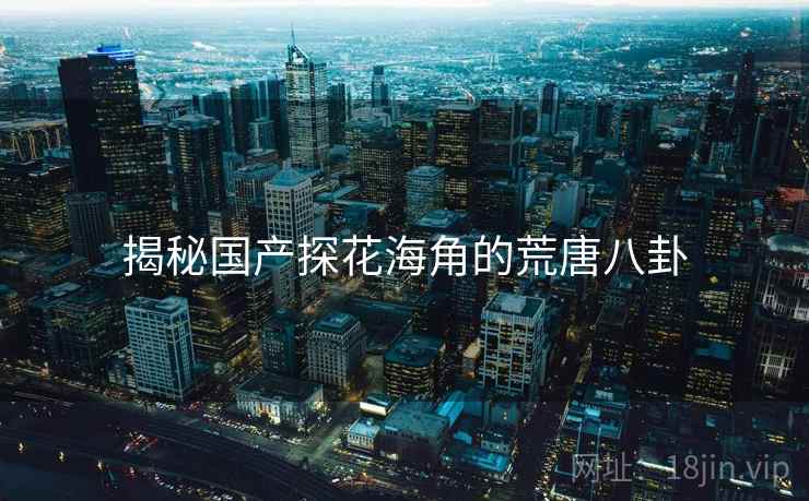 揭秘国产探花海角的荒唐八卦
