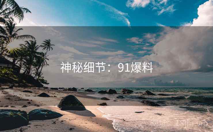 神秘细节：91爆料
