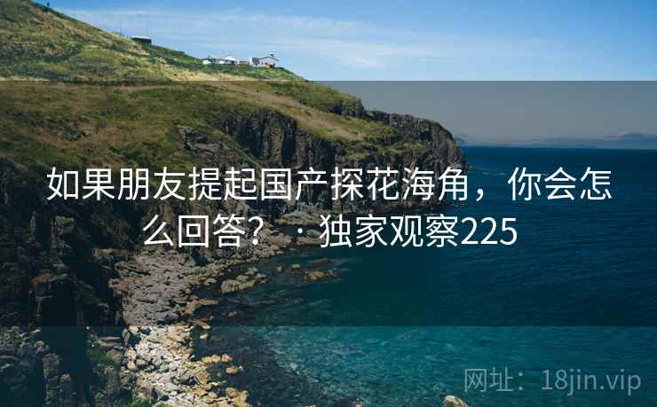 如果朋友提起国产探花海角,你会怎么回答? · 独家观察225