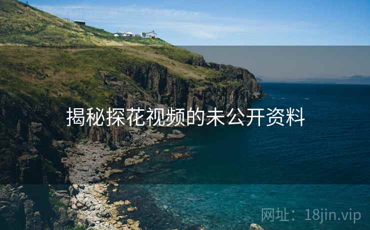 揭秘探花视频的未公开资料