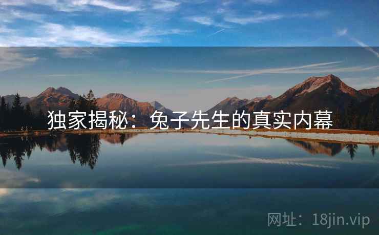 独家揭秘：兔子先生的真实内幕