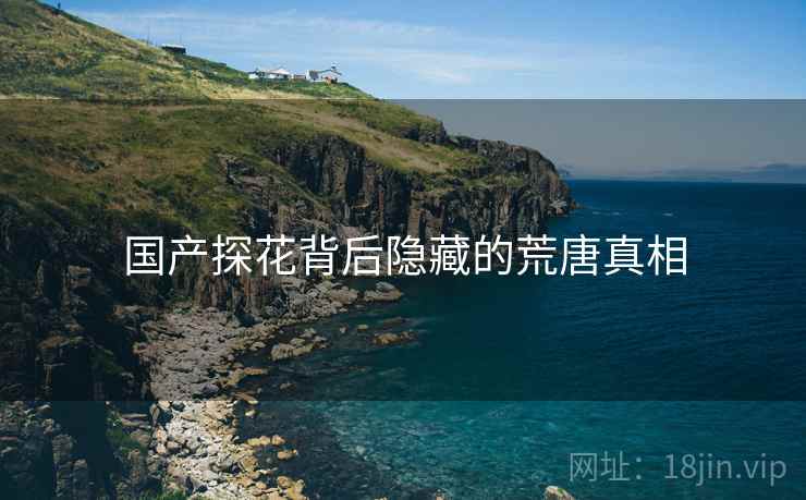 国产探花背后隐藏的荒唐真相